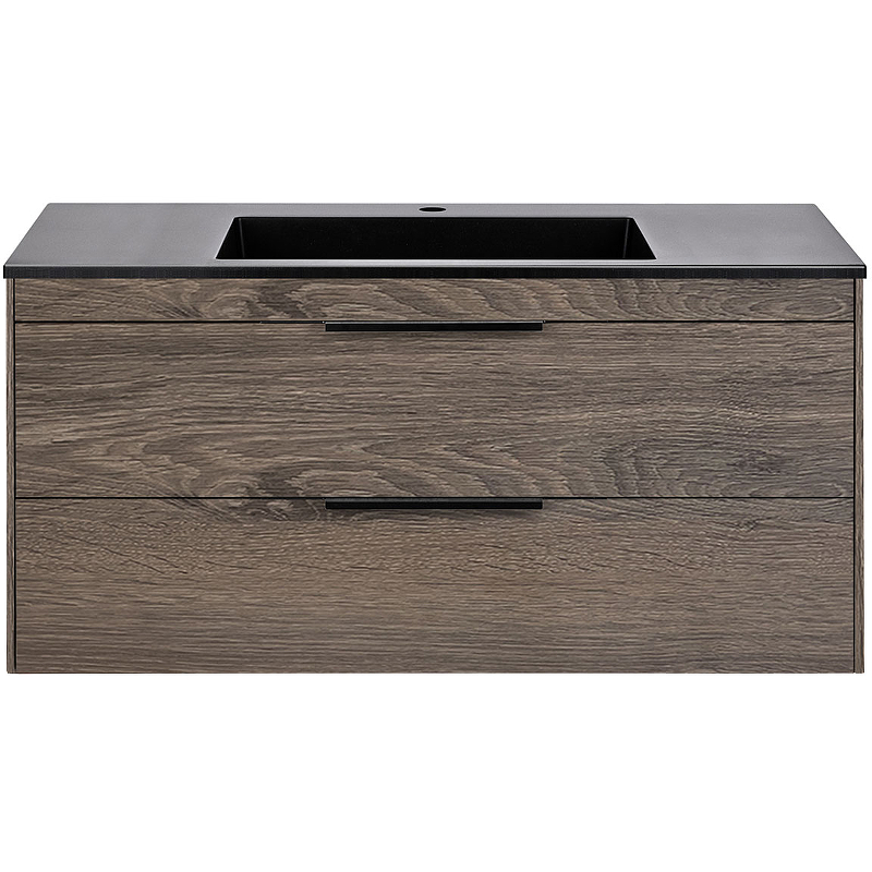 Тумба под раковину Vincea Chiara 100 темное дерево VMC-2C2100RO - 3