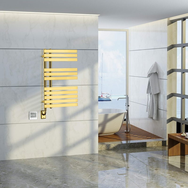 Полотенцесушитель электрический Boheme Venturo золото 721-G - 1