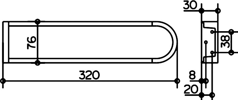 Полотенцедержатель Keuco Edition 300  30019010000 - 4