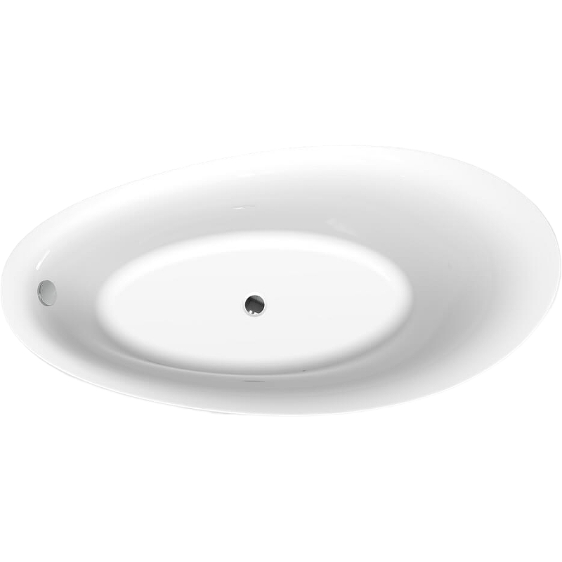 Акриловая ванна Black&White Swan 180х90 белая 225SB00 - 3