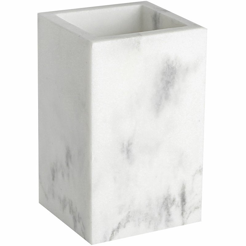 Стакан для зубных щеток WasserKRAFT Kammel белый K-9128 - 0