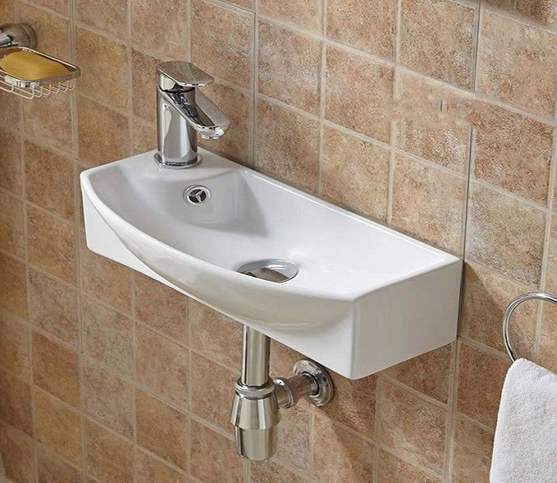 Раковина подвесная Ceramalux N 46 белый  7946L - 2