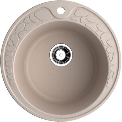Мойка кухонная Omoikiri Tovada 51-SA бежевая 4993412 - 0