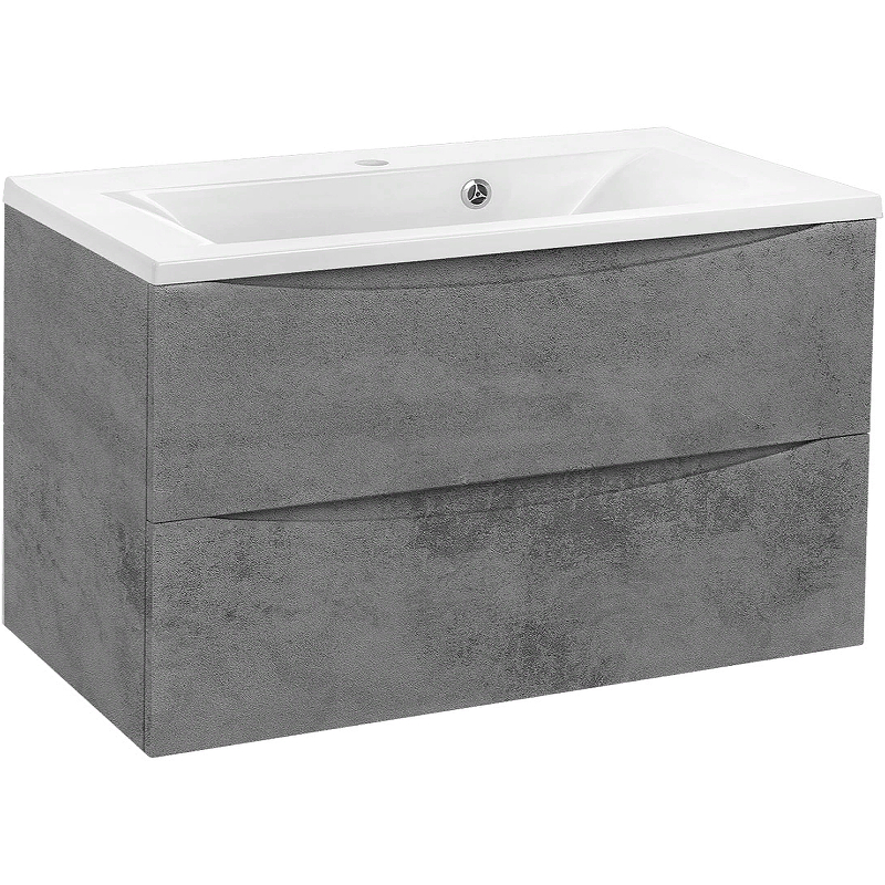 Тумба под раковину Vincea Mia 80 серая VMC-2MA800BT - 0