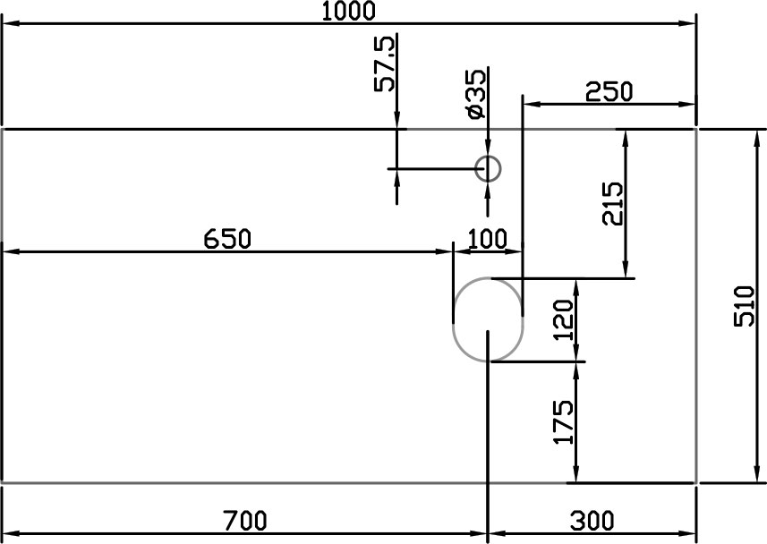 Тумба с раковиной DIWO Элиста 100 светлое дерево с раковиной Moduo 55 Leaf 573282 - 9