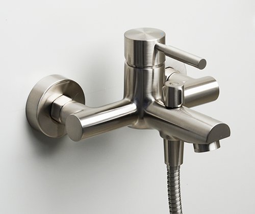 Смеситель Wasserkraft Wern 4201 для ванны с душем, матовый хром - 2