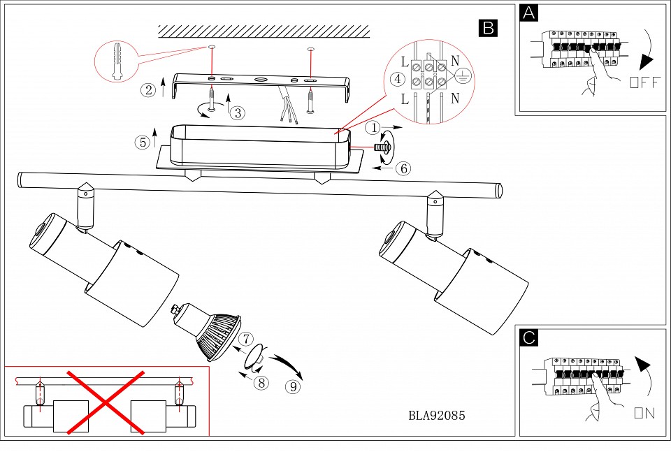 Спот Eglo Davida 92085 - 1
