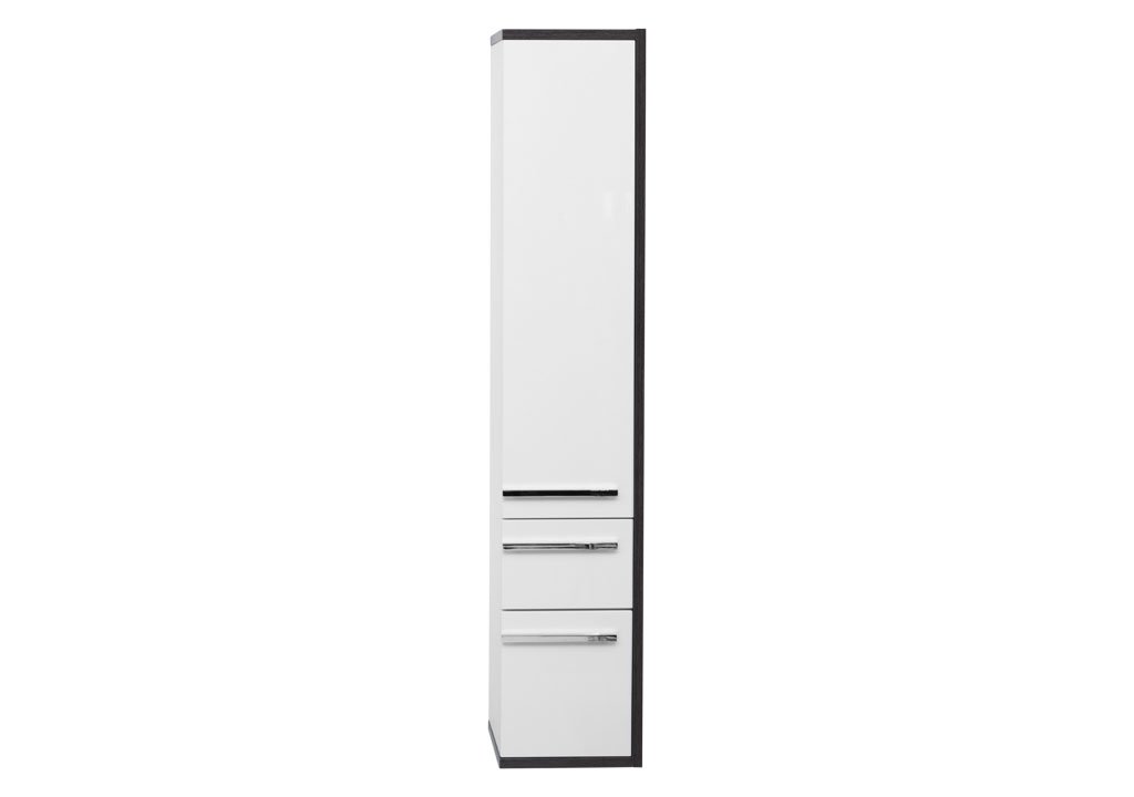 Шкаф-пенал Aquanet Фостер 35 белый, эвкалипт мистери 202062 - 2