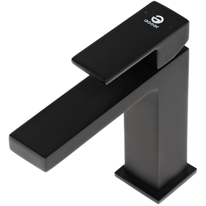 Смеситель для раковины Agger Great черный матовый A2802144 - 1