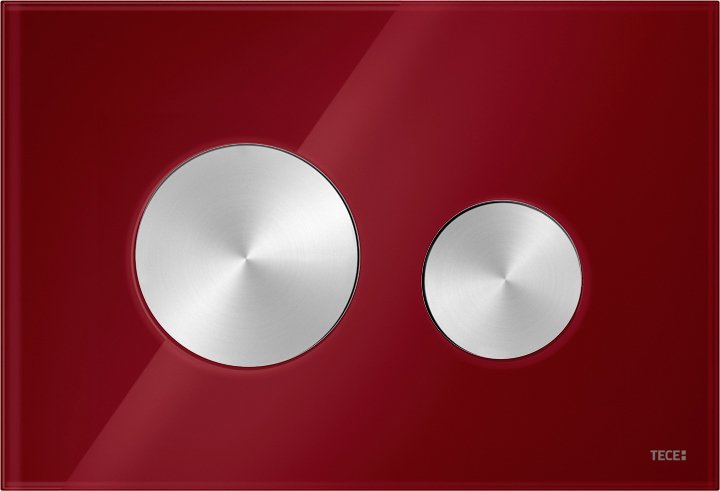 Кнопка смыва Tece Loop кнопка сатин, стекло на выбор  9240669 - 1