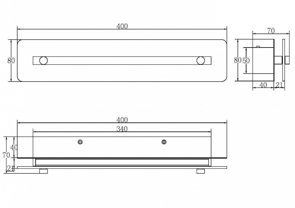 Накладной светильник Maytoni Maya P091WL-L7G3K - 4