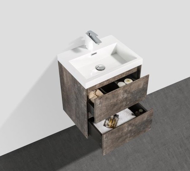 Комплект мебели BelBagno Pietra Mini 50 темное дерево - 2