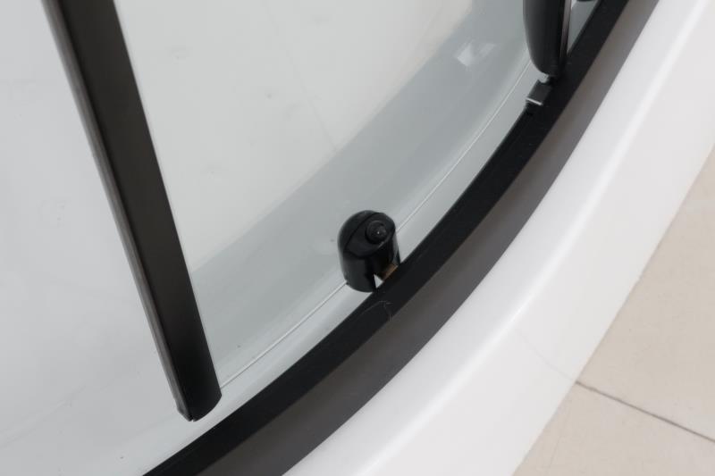 Душевая кабина Frank F420 Black низкий поддон б/к Без крыши 420040 - 3