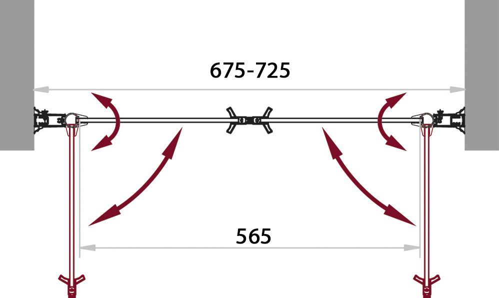 Душевая дверь в нишу BelBagno Sela B 2 70 Ch Cr SELA-B-2-70-Ch-Cr - 3