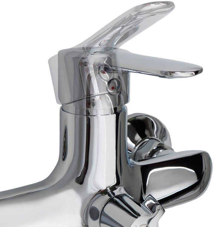 Смеситель для ванны с длинным изливом с керамическим дивертором, Cuba, IDDIS, CUBSBL2i10WA - 3