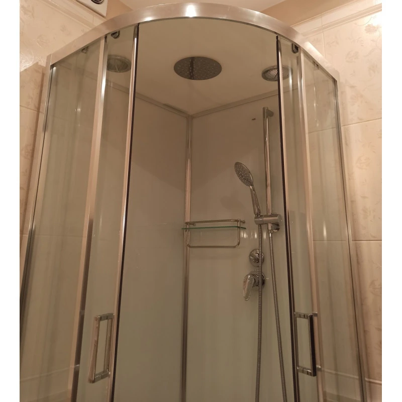 Душевая кабина Frank Brilliant 100х100 хром стекло прозрачное 157009 - 1