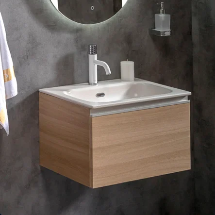 Тумба под раковину Armadi Art Vallessi 60 светлое дерево 837-060-L - 0