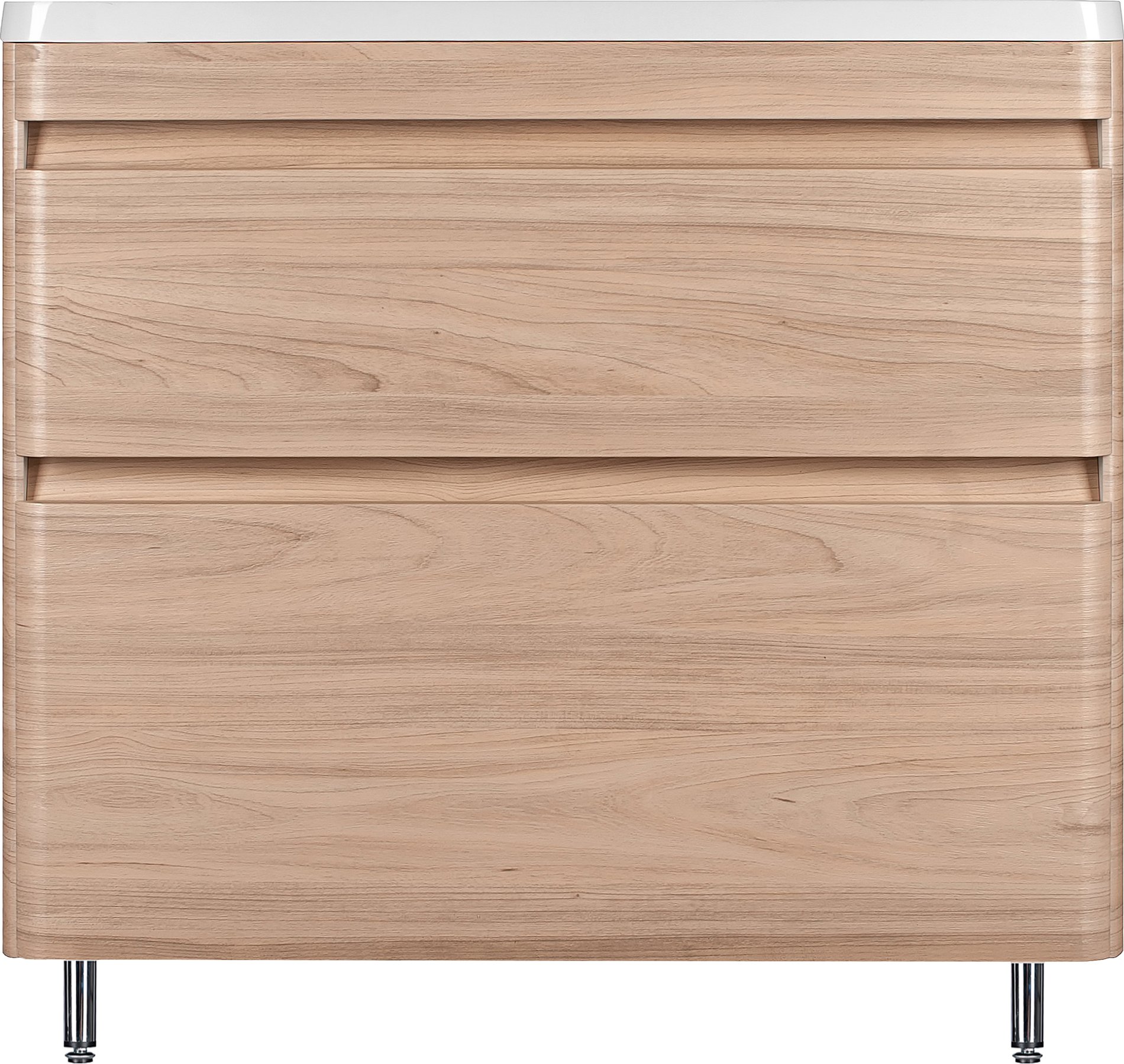 Тумба для комплекта Style Line Атлантика 90 Люкс Plus, напольная, ясень перламутр СС-00002218 - 1