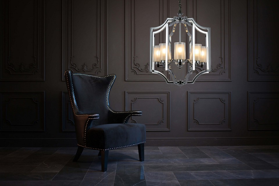 Подвесная люстра LUMINA DECO Vigatto LDP 1224-8 CHR - 2