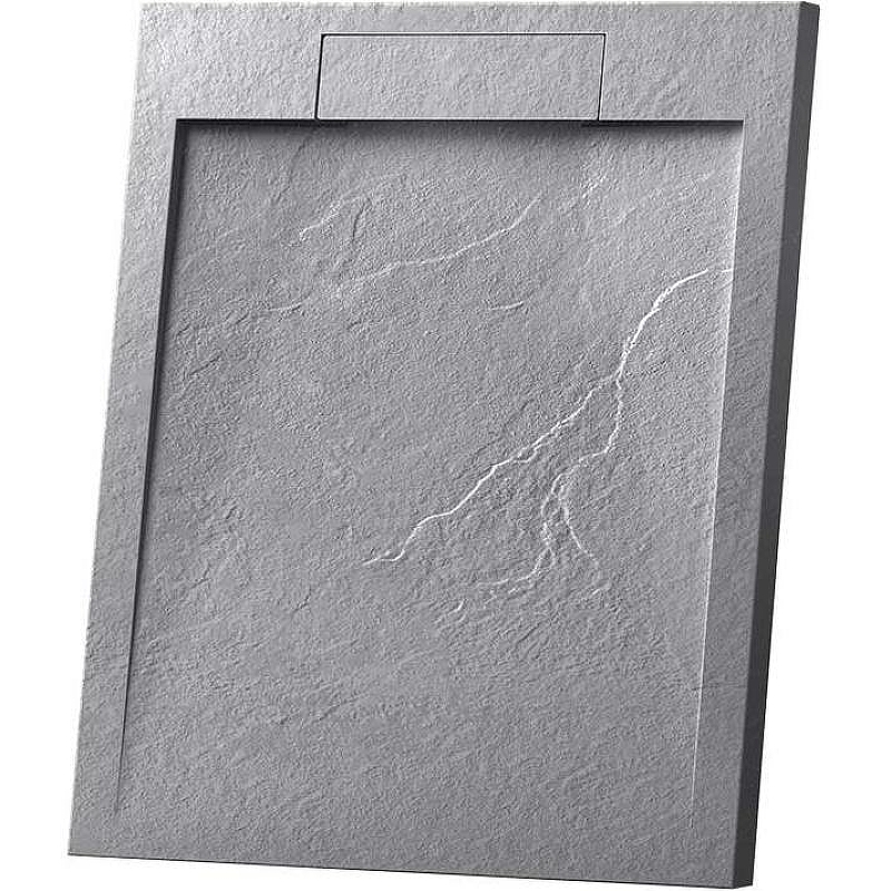 Поддон для душа Vincea 90х90 серый матовый VST-4SRL9090G - 0