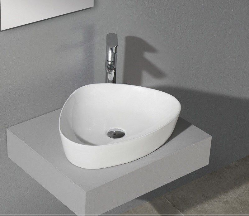 Раковина накладная Ceramalux N 50 белый  9386 - 0