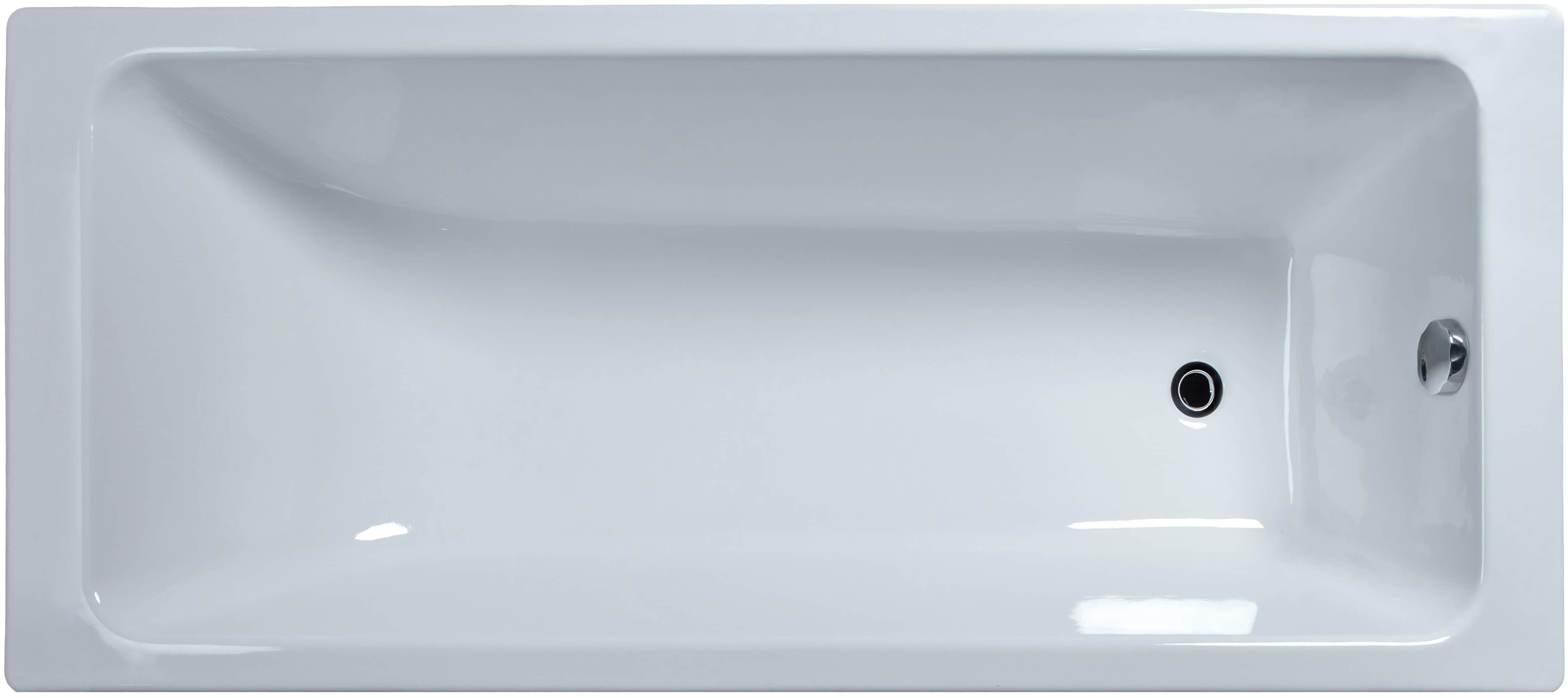 Чугунная ванна Универсал Оптима 160x70 см, пристенная, на ножках 4607152361797  - 0