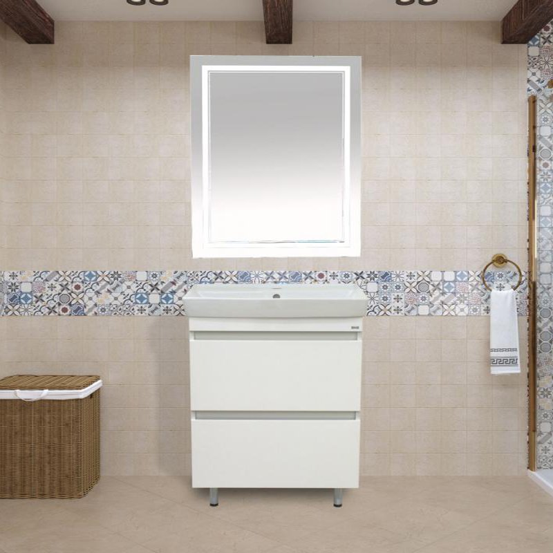 Тумба под раковину Misty Енисей 60 белая глянцевая Э-Ени01060-0112Я - 2