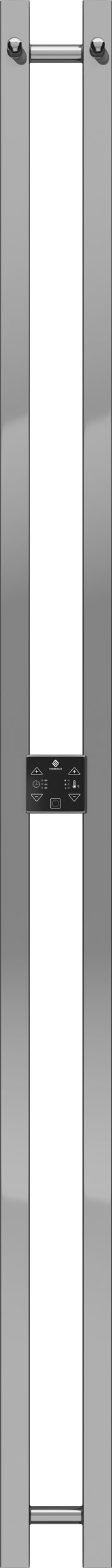 Электрический полотенцесушитель Terminus Дуо проф 114х1600 Хром 4670078528377 - 1