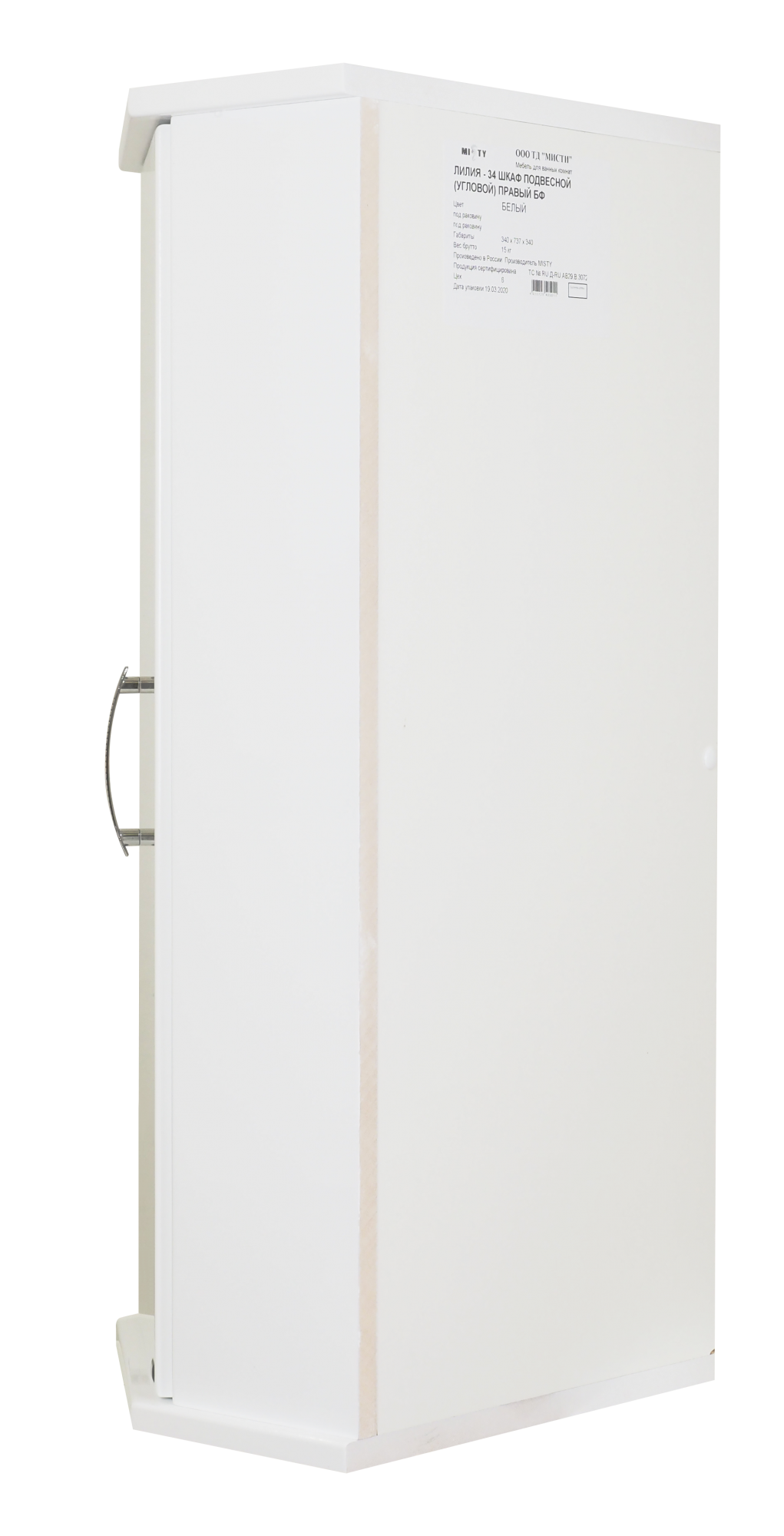 Шкаф Misty Лилия БФ R, 34, угловой Э-Лил08034-011бф - 1