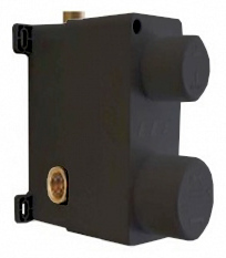 102166201C1EX скрытая часть  для смесителя на 2 режима матовый черный - 0