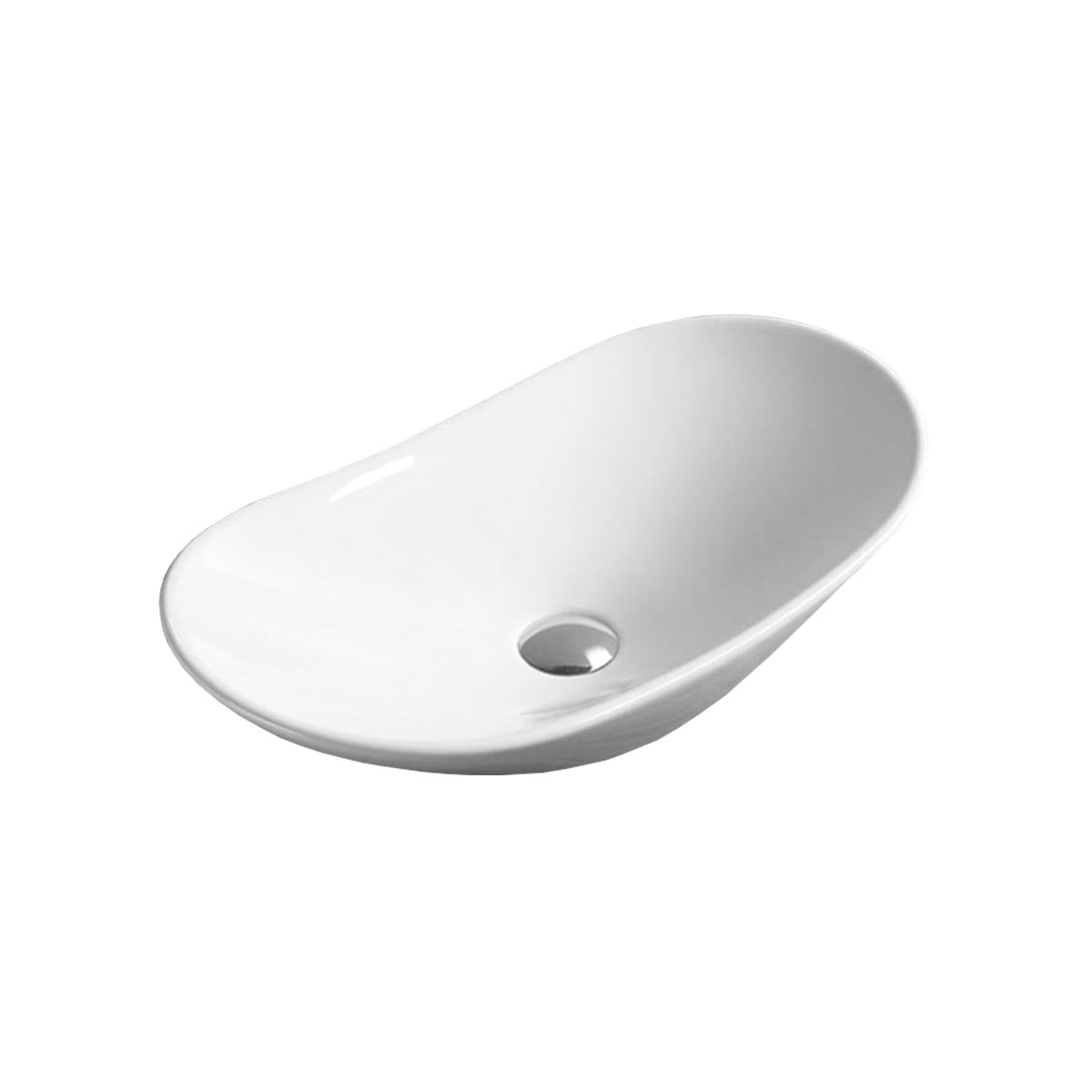 Накладная раковина Vincea 72х36 белая VBS-508 - 0