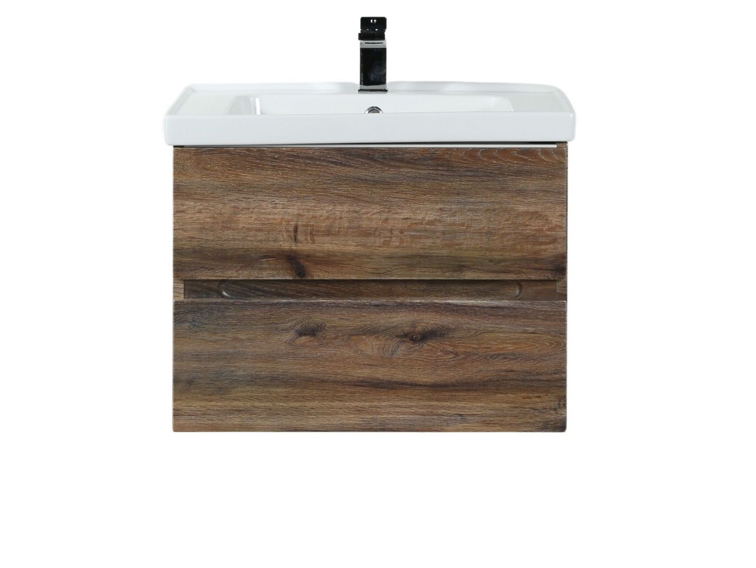 TECHNO База под раковину подвесная с двумя выкатными ящиками, Дуб бомонд ЛофтAM-Techno-700-2C-SO-LW646 - 1