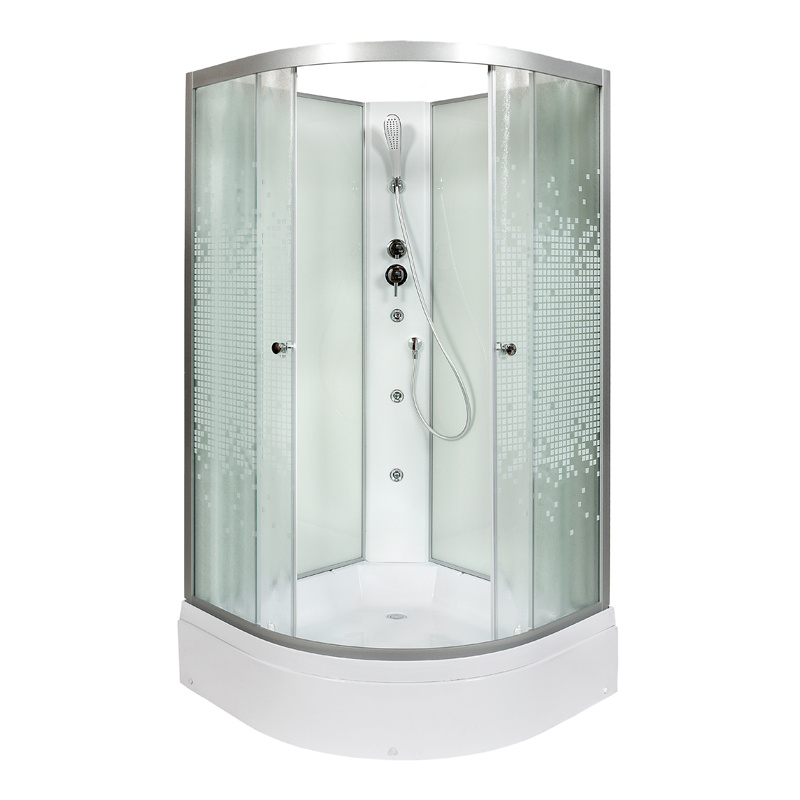 Душевая кабина Deto L 90х90 с гидромассажем, без крыши  L790NGM - 1