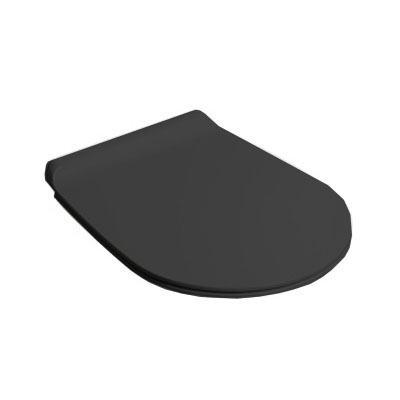 Сиденье для унитаза Simas Vignoni черное с системой микролифт VI004nero bril/cr - 0
