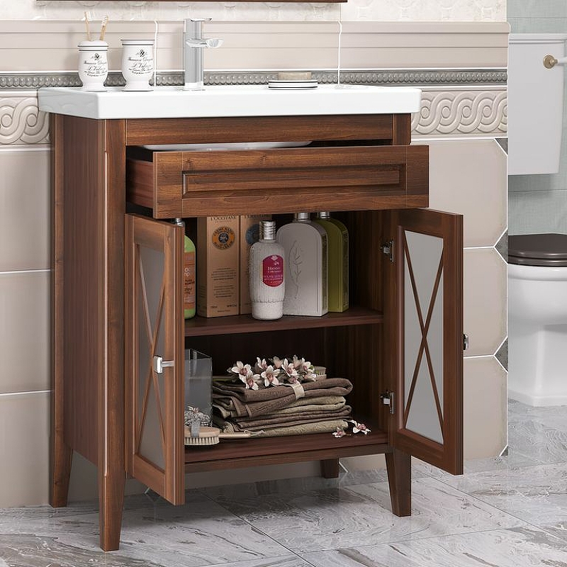 Тумба под раковину Opadiris Палермо 70 светлое дерево 00-00006721 - 3