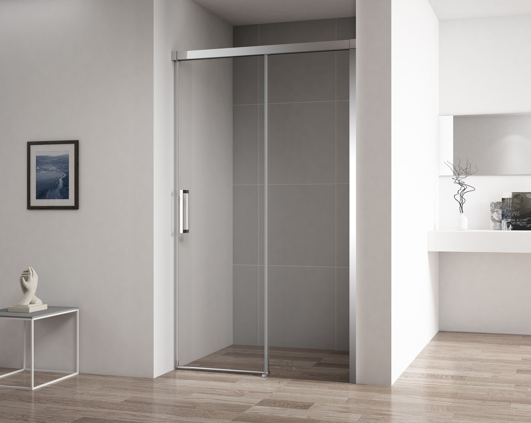 Душевая дверь в нишу Cezares Duet Soft BF 1 110 C Cr DUET SOFT-BF-1-110-C-Cr - 1