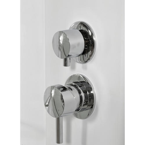 Душевая кабина Deto L 120х80 с гидромассажем, хром  L520LNLED+GM - 3