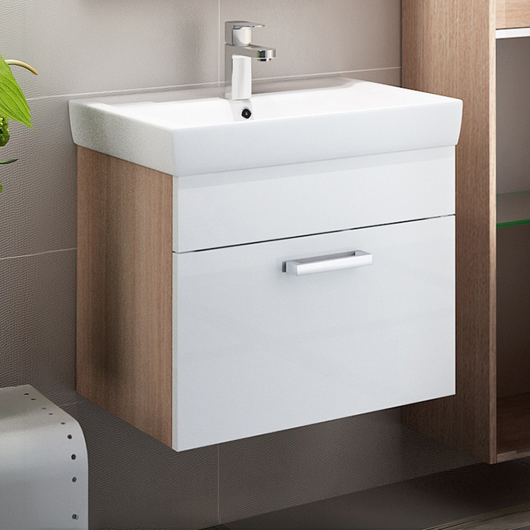 Тумба для комплекта IDDIS Mirro 50 подвесная, белая, дерево MIR50W0i95 - 0