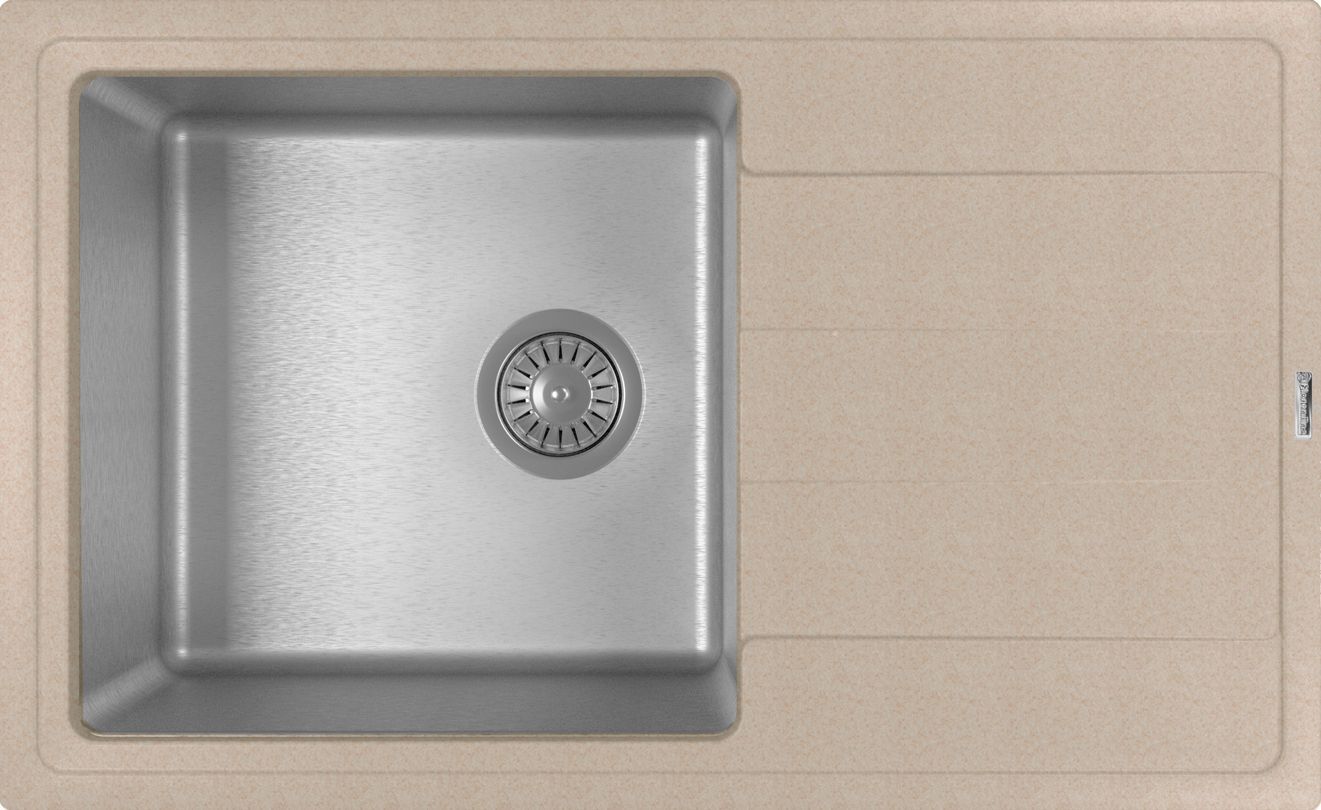 Мойка кухонная Florentina Комби 780 песочная 21.395.D0780.107 - 0