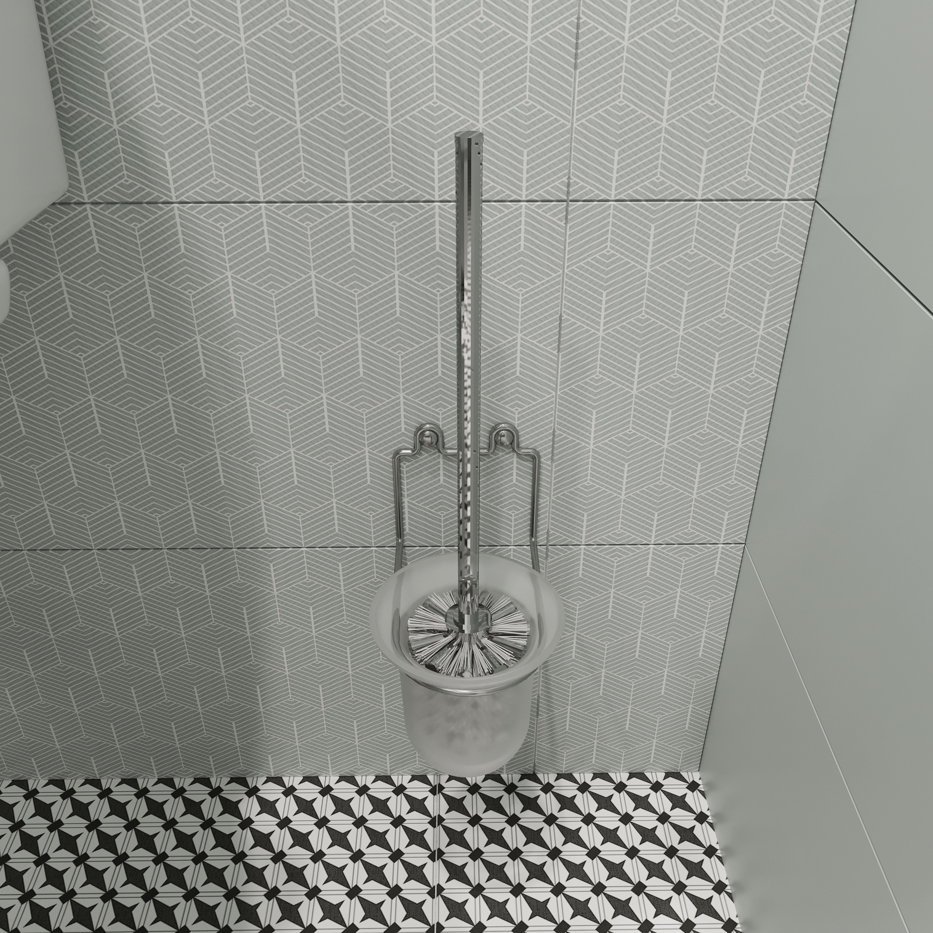 Ершик DIWO Смоленск ПК14801 хром - 1