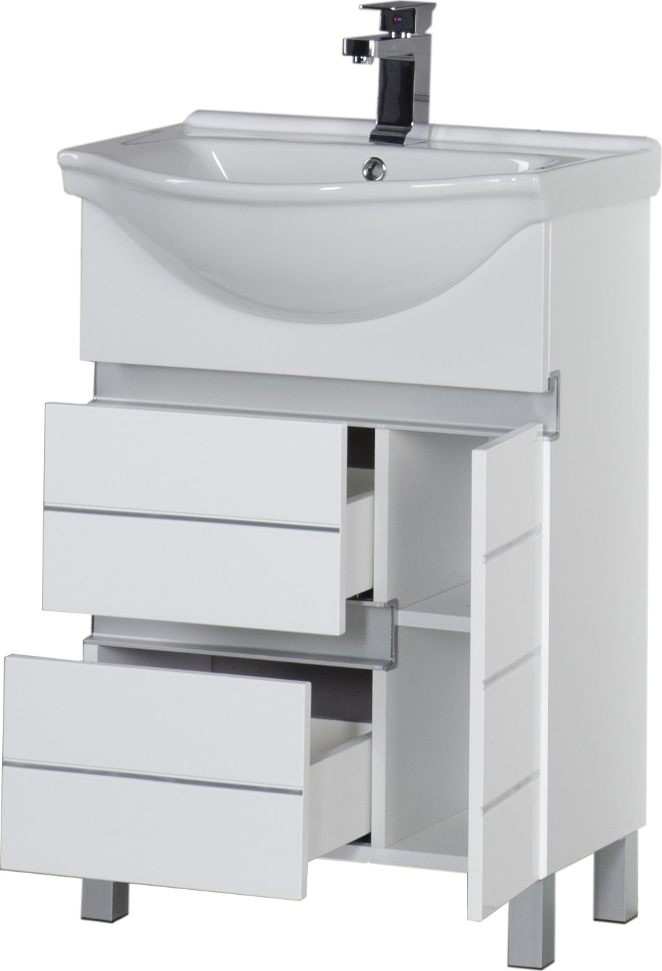 Мебель для ванной Aquanet Доминика 60 белая 171684 - 3