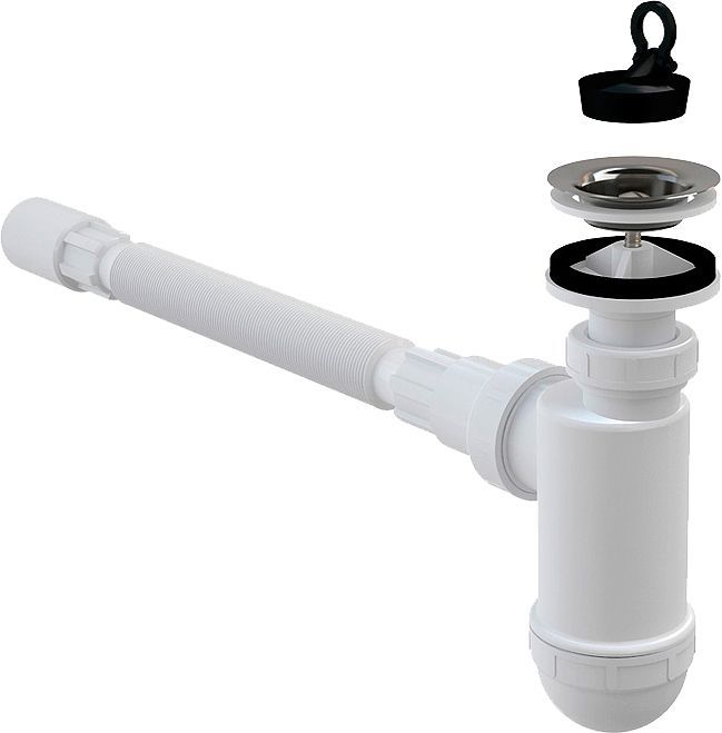 Сифон для раковины AlcaPlast A41 Flexi A41+A71 - 3