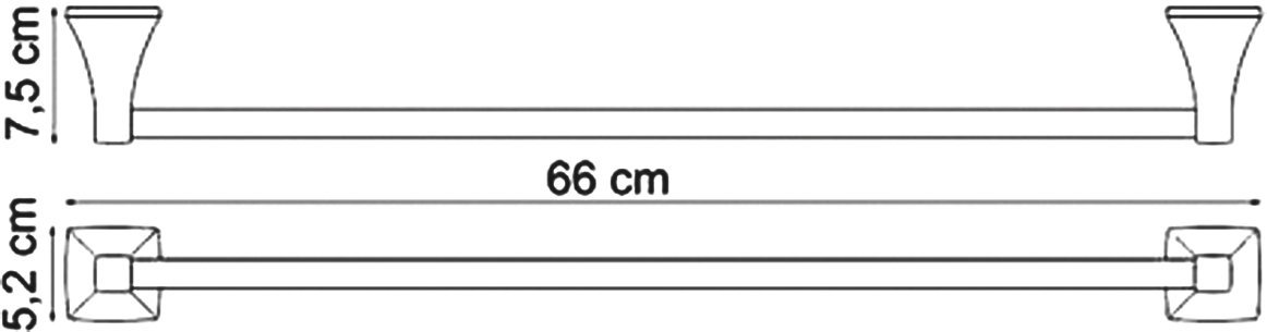 Полотенцедержатель Wasserkraft Wern K-2530 - 3