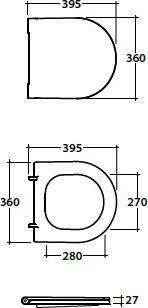 Крышка-сиденье Globo Forty3 FOR22BI с микролифтом, белый - 2