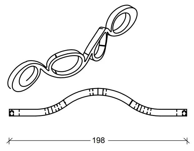 Ручка для мебели Armadi Art NeoArt Wave хром 825-Cr - 6