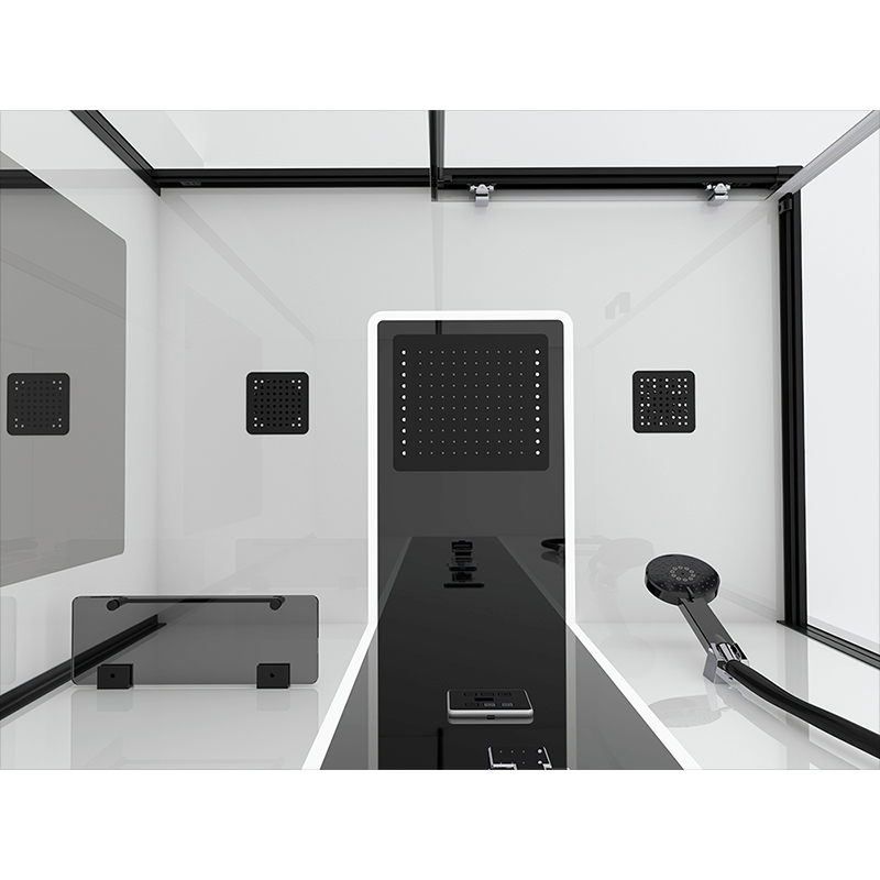 Душевая кабина Black&White Galaxy 110х80 хром 8800110 - 3