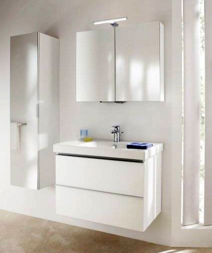 Шкаф-пенал Jacob Delafon Odeon Up EB873RU-J5 с зеркалом белый блестящий - 2