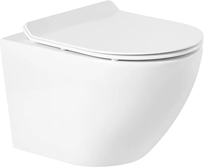 Комплект унитаза с инсталляцией BelBagno Sfera-R с сиденьем микролифт и кнопкой смыва белый глянцевый BB046CHR/BB2111SC/BB002-80/BB014-SR-BIANCO - 3