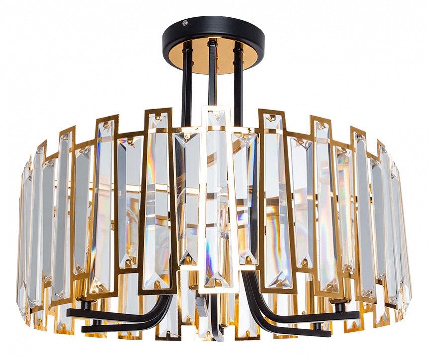 Потолочная люстра Arte Lamp Amber A1028PL-6BK - 0