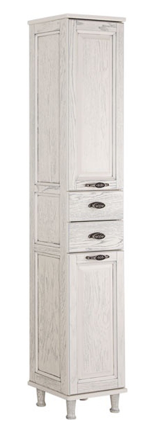 Шкаф-пенал Aquanet Тесса 35 жасмин, серебро 185811 - 0